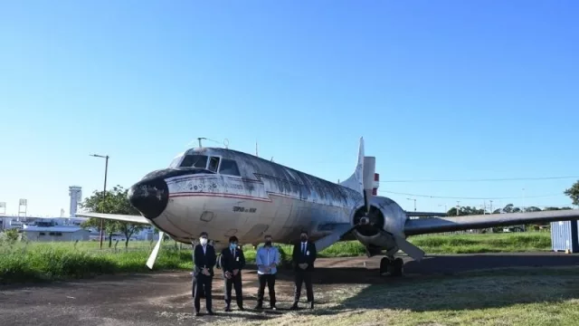 Planean convertir en museo a la aeronave Convair CV-240 (una de las primeras de LAP)