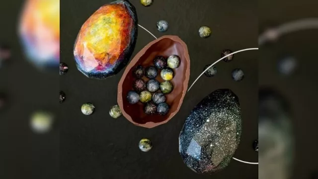 Ihpâtisserie presenta una colección impactante de huevos de Pascua de diseño (como de otra galaxia)