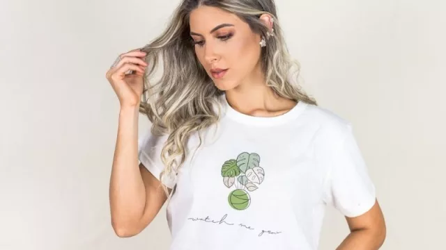 Remeras de algodón orgánico: el emprendimiento Kokedamaspy prepara una línea de artículos ecológicos