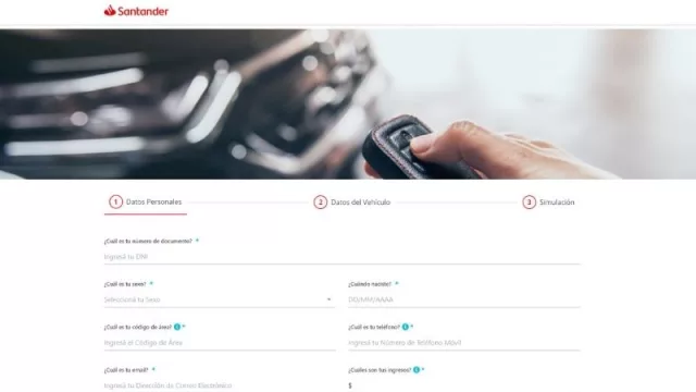 Mercado Libre y Santander se unen para que sus clientes puedan comprar un auto mucho más rápido (crédito prendario online de hasta $3 M)