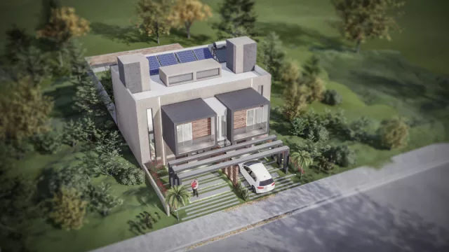 Lanzan en Córdoba los primeros duplex 100% sustentables (la propuesta de Elypson desde US$ 125.000)