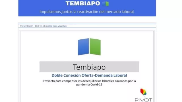 Tembiapo: la plataforma donde empresas y colaboradores idóneos se encuentran (y es gratis)