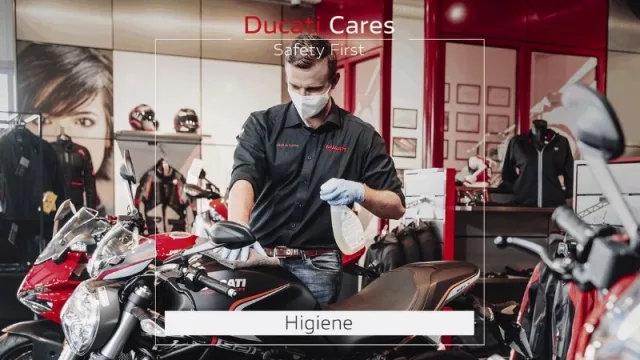Ducati Cares propone e-commerce, delivery de motos y habilitación de taller