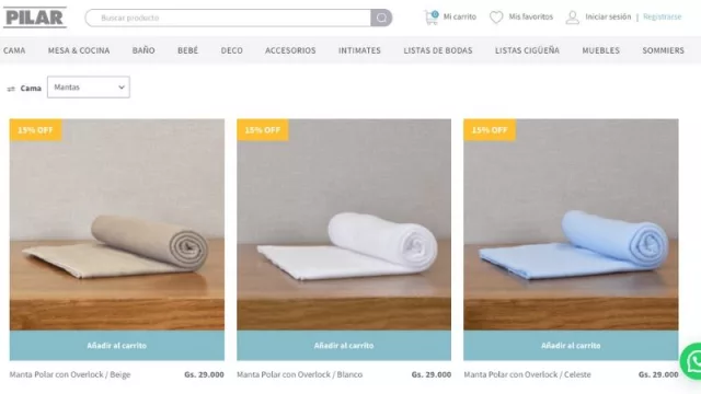 Las ventas online de Pilar tuvieron un incremento del 100% (y ya producen mascarillas)