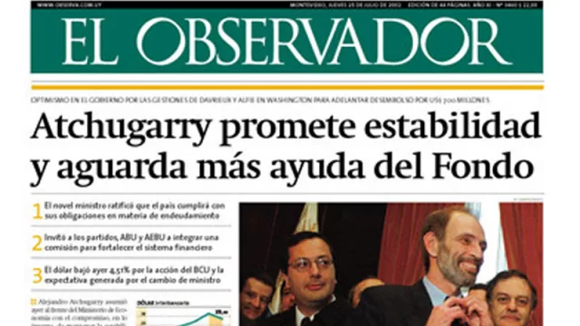 El diario El Observador le dice chau al papel todos los días
