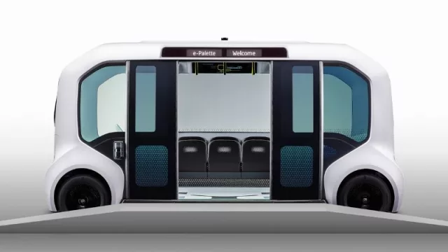 Conocé e-Palette, el bus autónomo oficial que diseñó Toyota para los JJOO Tokio 2020