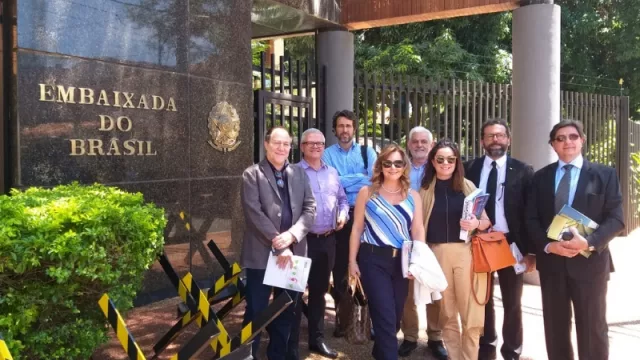 Importante comitiva brasileña vino atraída por el crecimiento inmobiliario