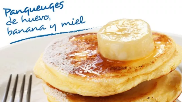 Con huevos, banana y miel podes tener en tu mesa unos nutritivos y deliciosos.