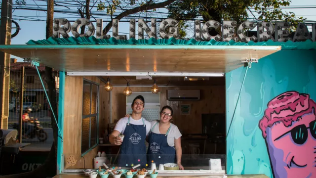 Rolling Ice Cream, propuesta encabezada por María Paz y Francisco Jara.