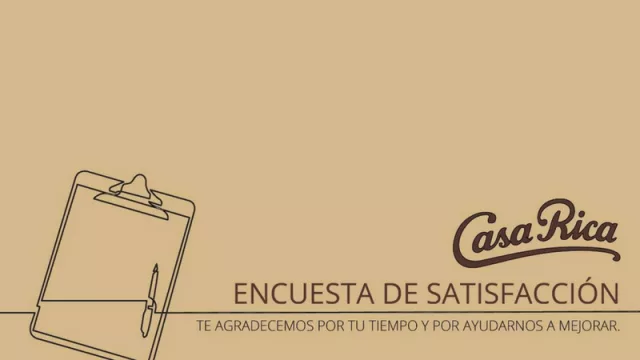 Encuesta de satisfacción de la tienda online de Casa Rica