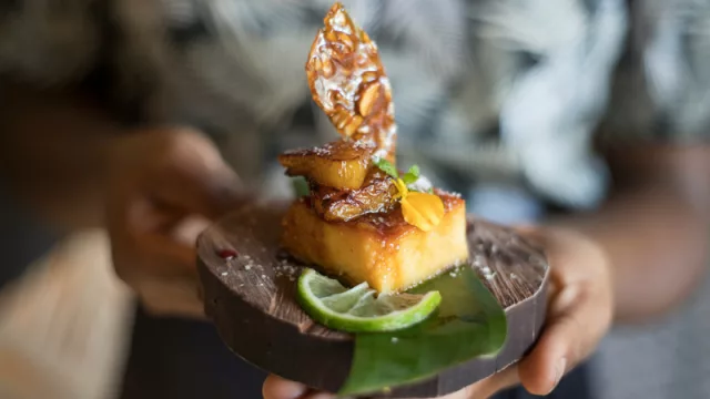 Los postres también son deliciosos.