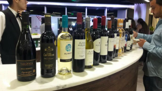 Algunas de las marcas en exposición.