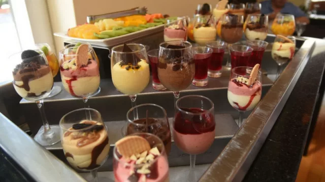 Riquísimos postres.