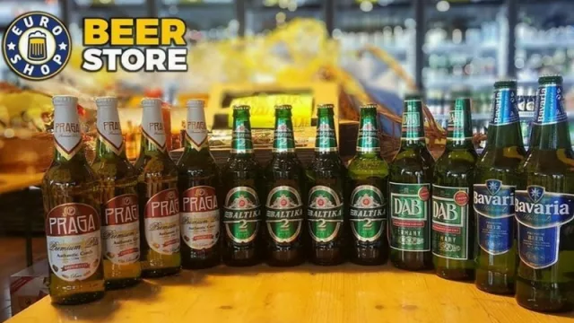 Euro Shop Beer Store importan cervezas de todo el mundo.