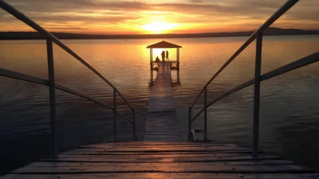 Atardecer en San Bernardino, Cordillera, por Yerutí Villalba. Fotografía finalista.