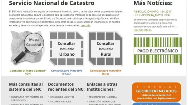 Ya se pueden consultar los datos del Catastro en la web