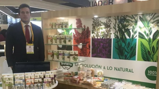 Stand de Broterra en Sial Paris. Mostrando al mundo lo bueno que hacemos en Paraguay.
