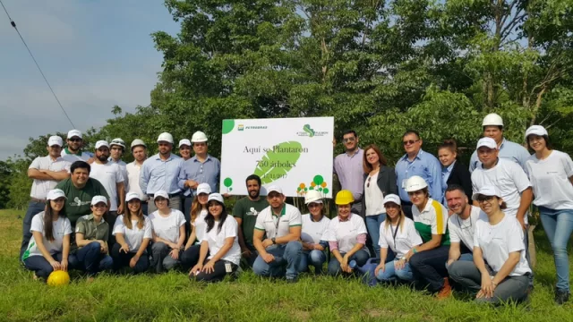 Petrobras y A Todo Pulmón plantaron árboles nativos en Villa Elisa