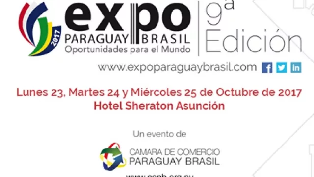 3.800 personas visitarán la nueva edición de la Expo Paraguay Brasil