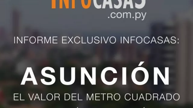 Asunción tiene el segundo metro cuadrado más barato de la región
