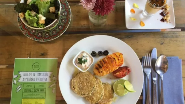 En Alma Zen podés almorzar y, de paso, comprar productos orgánicos y frescos.