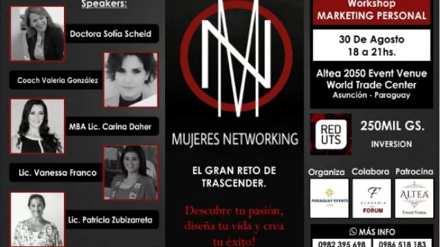 Mujeres Networking presenta su Workshop ‘’El gran reto de trascender’’