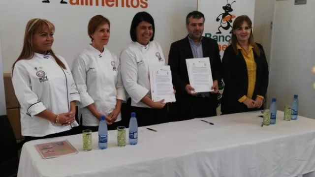 Fundación Banco de Alimentos y Asociación de Chefs del Paraguay firmaron convenio