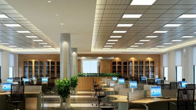 Iluminación ideal para salones comerciales, showrooms y salas de reuniones