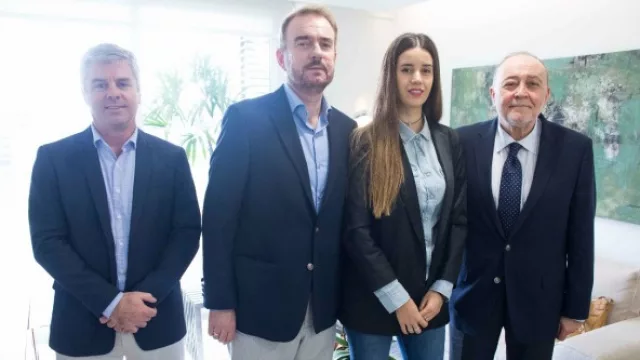 Alejandro Antunovich, Rodolfo, Karen Winekker y Diego Soler.