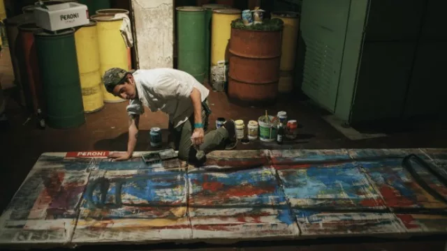 Guille Sanabria fue el encargado de las intervenciones artísticas.