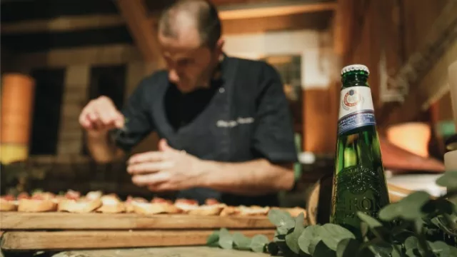 El chef español José Torrijos fue el encargado del menú.