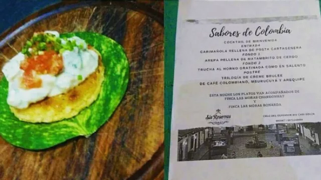 Disfrutá todos los jueves de las cenas colombianas.