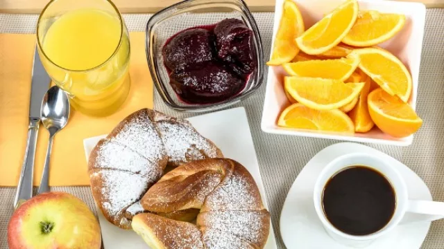 El desayuno nos delata.