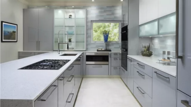 El gris es otro color que está de moda. Fotografía gentileza @Houzz.