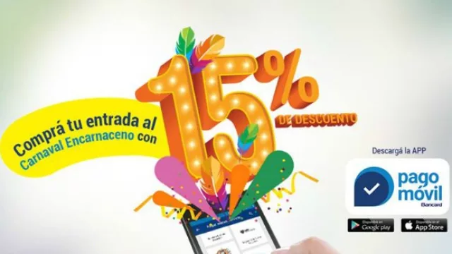 ¡15% de descuento en tus entradas para el carnaval!