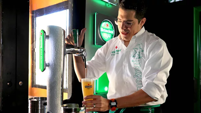 Heli Tella, Heineken Global Draught Master.