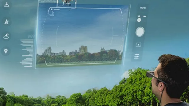 Lentes inteligentes para conducir drones