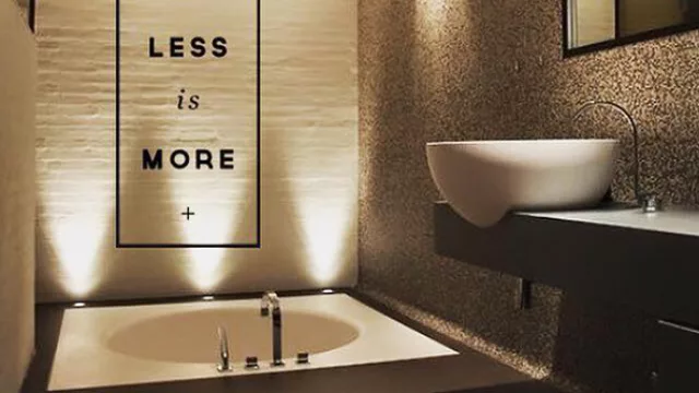 La iluminación del baño también es muy importante.