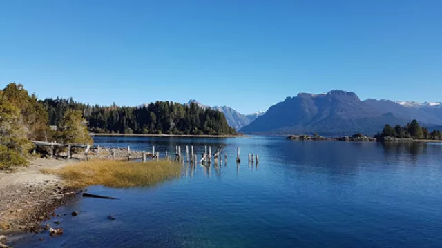 Vista desde el muelle de la Isla Victoria.