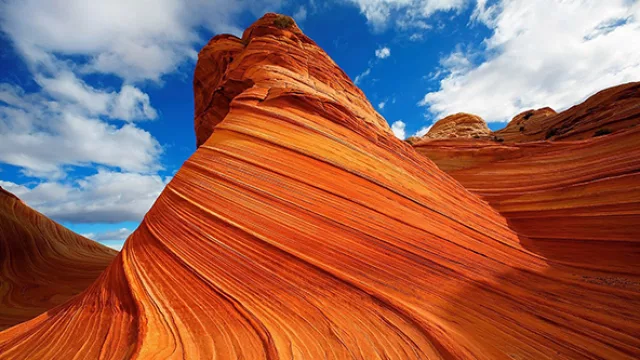 Es una espectacular formación rocosa arenisca que parece de otro planeta.