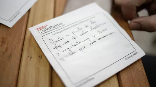 Pasar un buen momento y debatir sobre cómo mejorar la ciudad en la charla TEDx.