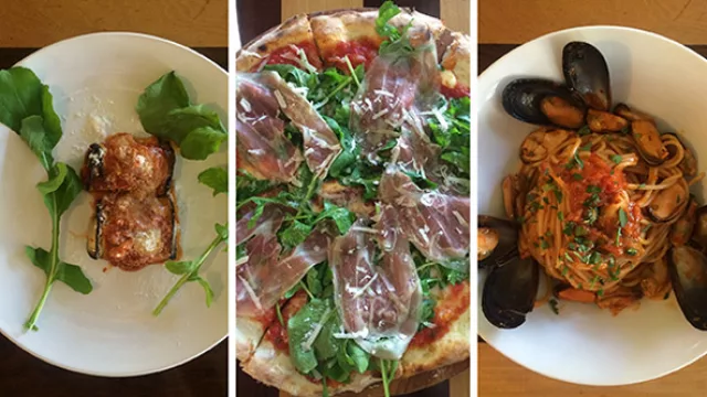 Riquísimos platos en Pulcinella que se encuentra en Senador Long casi España.