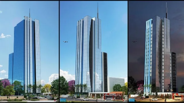 Oficinas amplias y bien iluminadas.