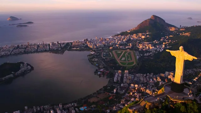 Así se ve la ciudad desde el aire.