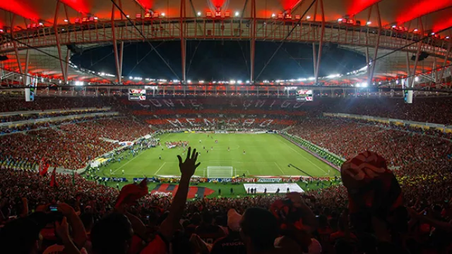 La torcida copando el Maracaná.