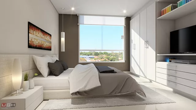 Los dormitorios tendrán una privilegiada vista.