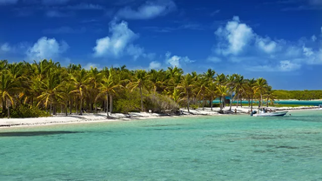 La isla de Guadalupe cuenta con playas con aguas turquesas.
