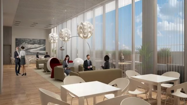 Las magníficas vistas del executive lounge.