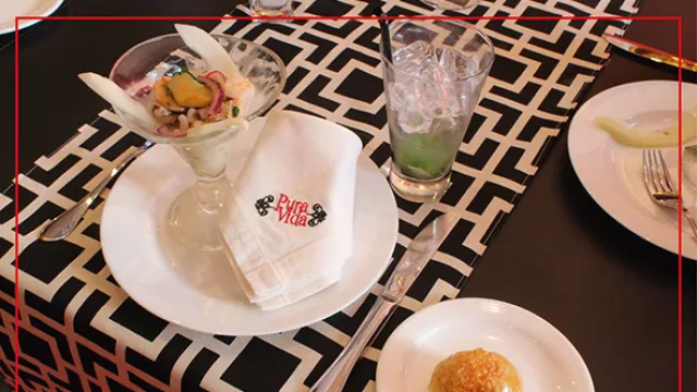 Ceviche de entrada. Disfrutá de este y muchos platos más.
