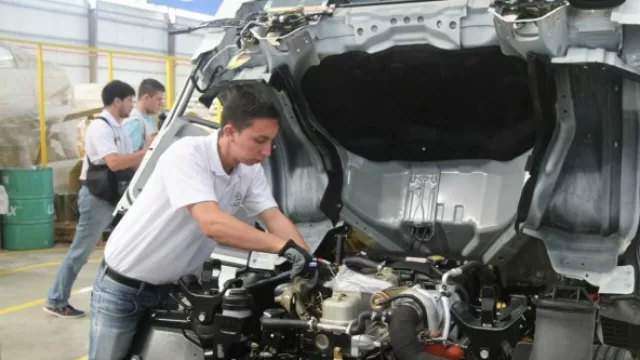 Esperando la camioneta